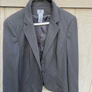 2 Set of Gray Blazer and  2 skirts